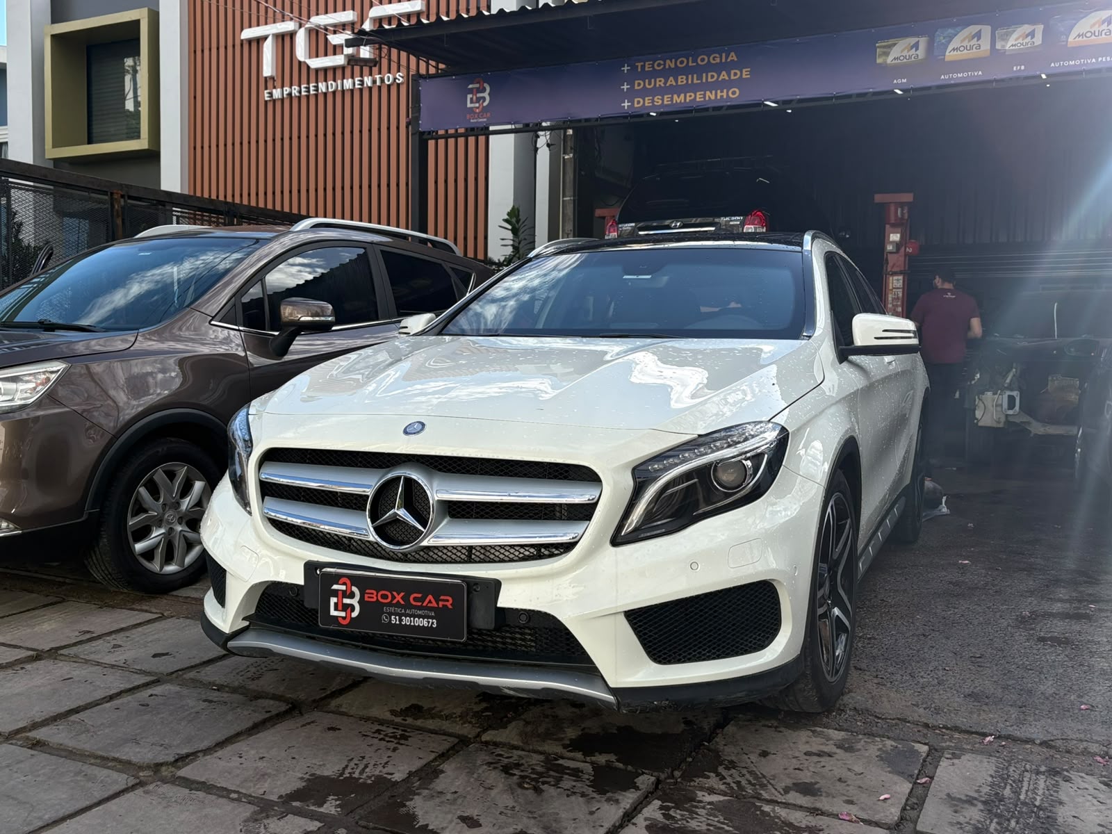 Atendimento automotivo na Box Car